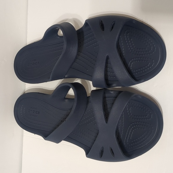 CROCS Kelli Sandal dark blue women size 9 - Picture 2 of 8
